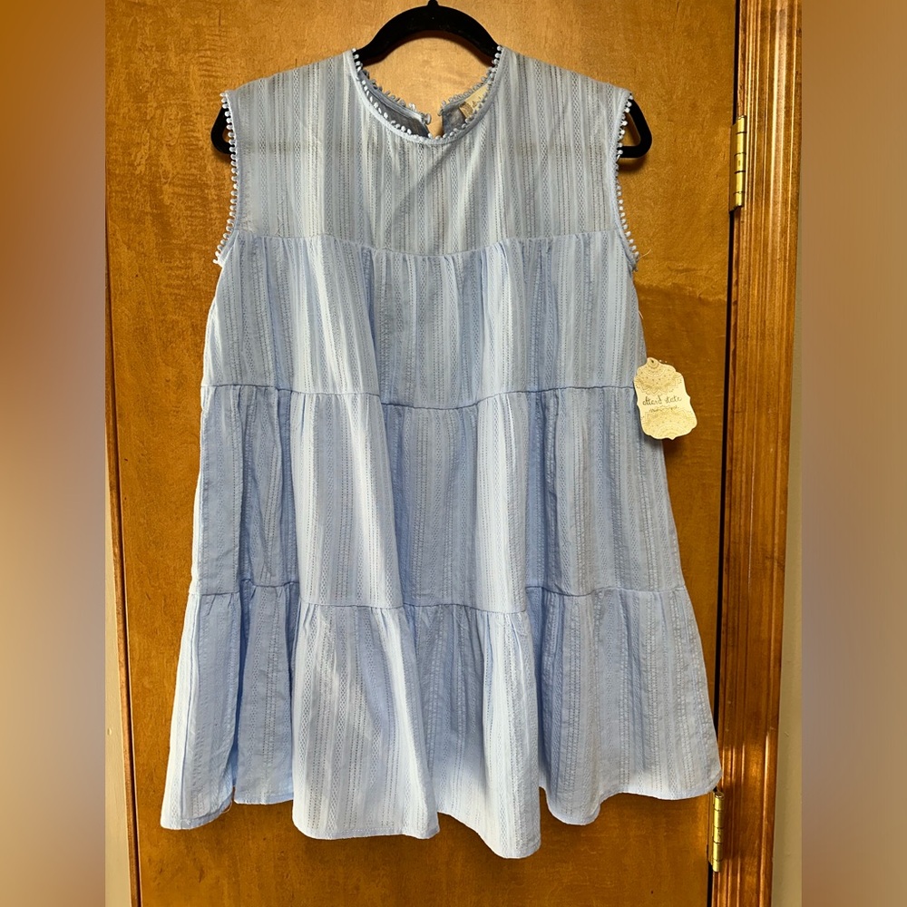 Altered State brand, blue, babydoll style dress, size s